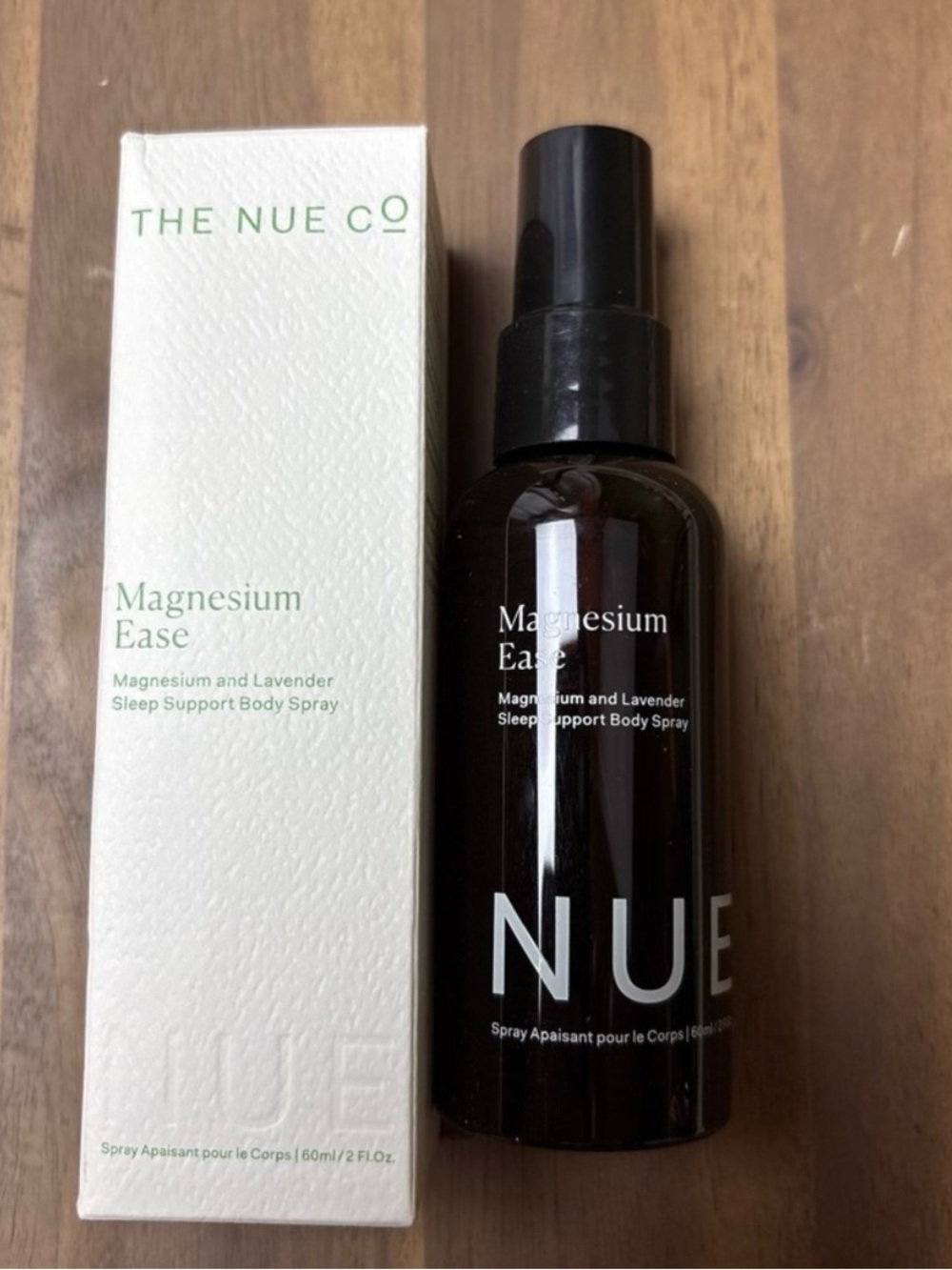 The Nue Co Magnesium Ease Sleep Support Body Spray - Black